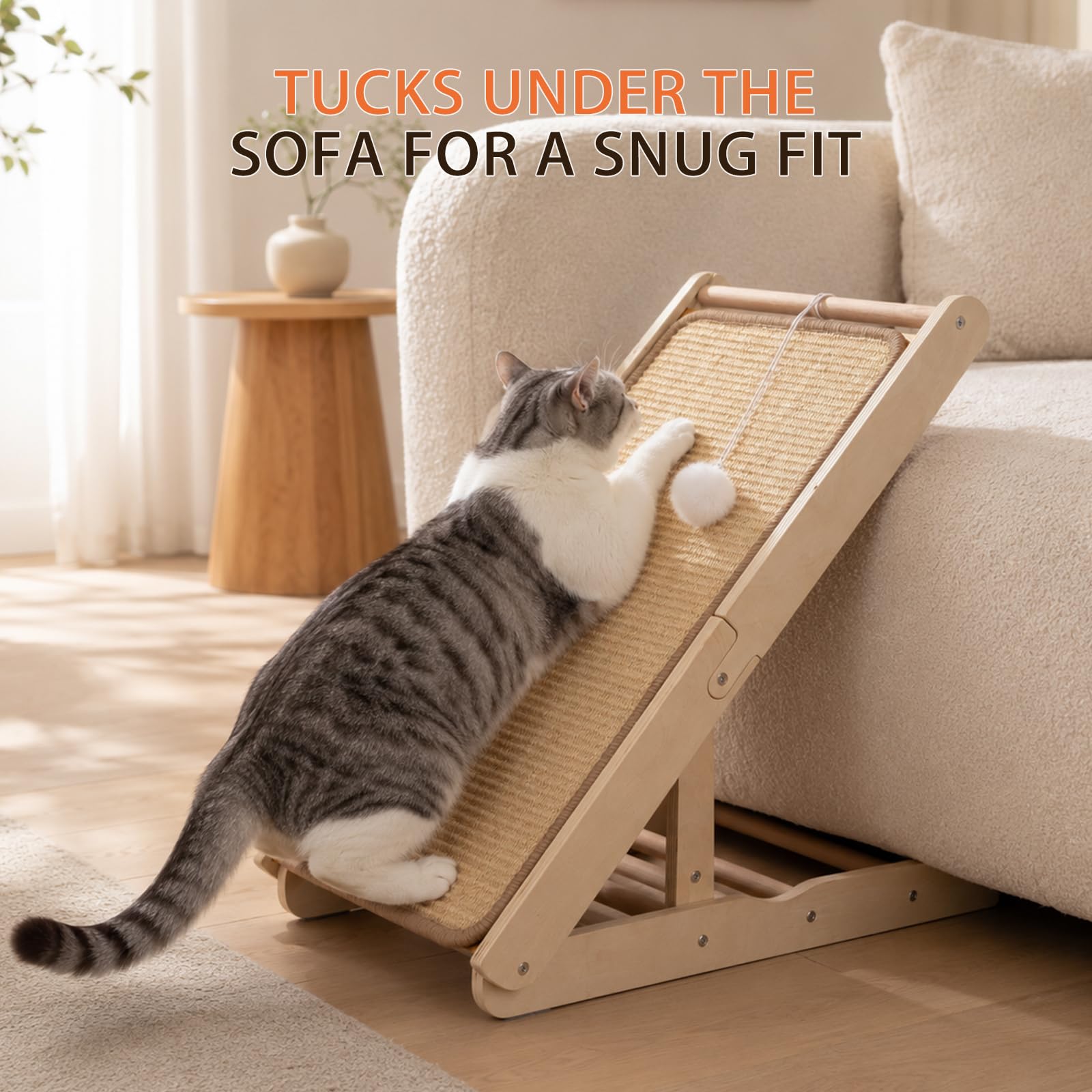 CHEERHOME PETS rangement plat dans un coin montrant gain de place