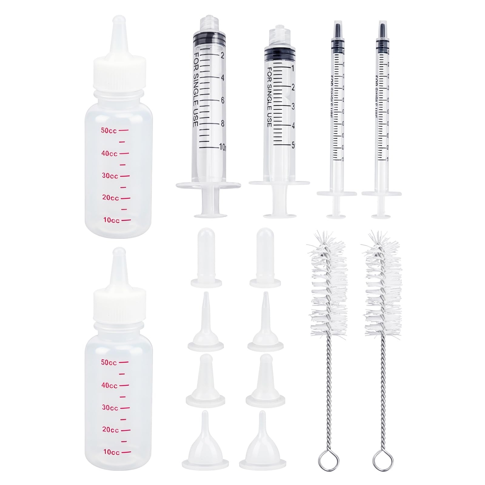 CHENZORVAX biberon 50 ml monté avec tétine prêt à nourrir facilement les nouveau-nés
