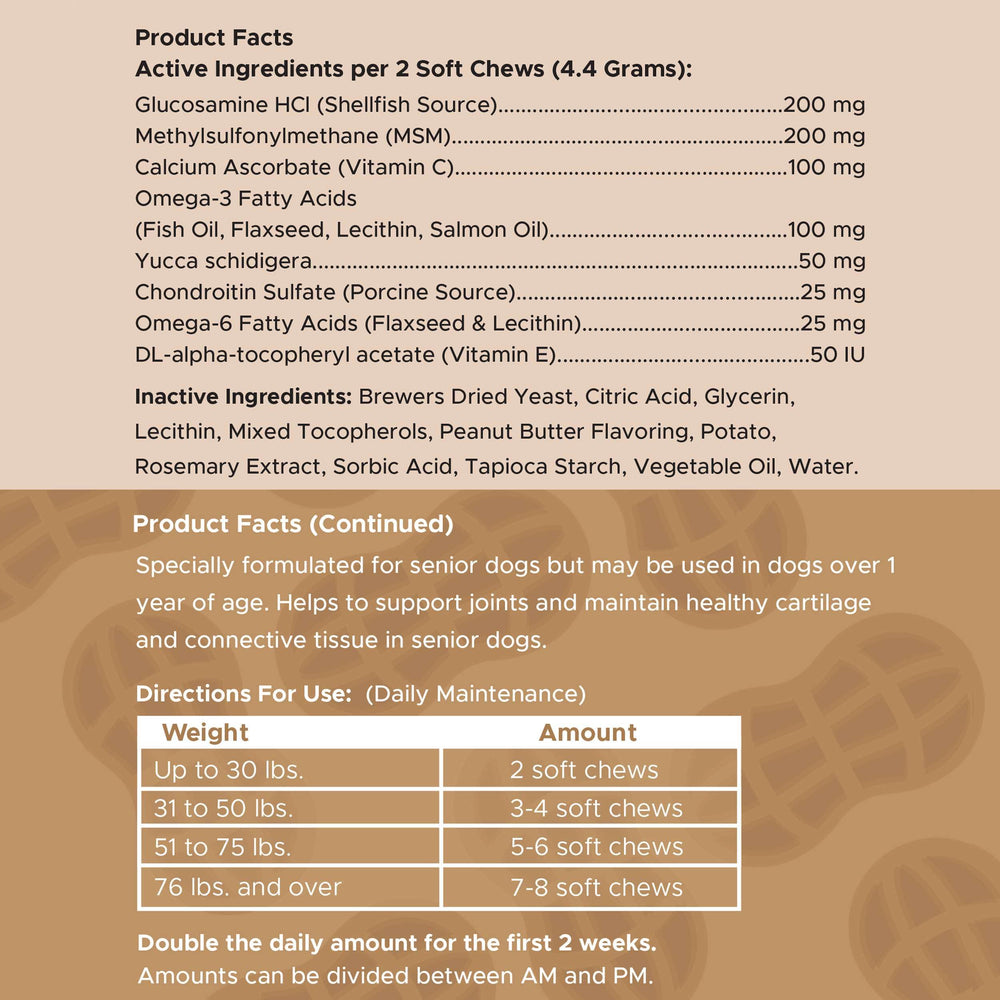 Chew + Heal Labs comparaison taille pour choisir dosage adapté