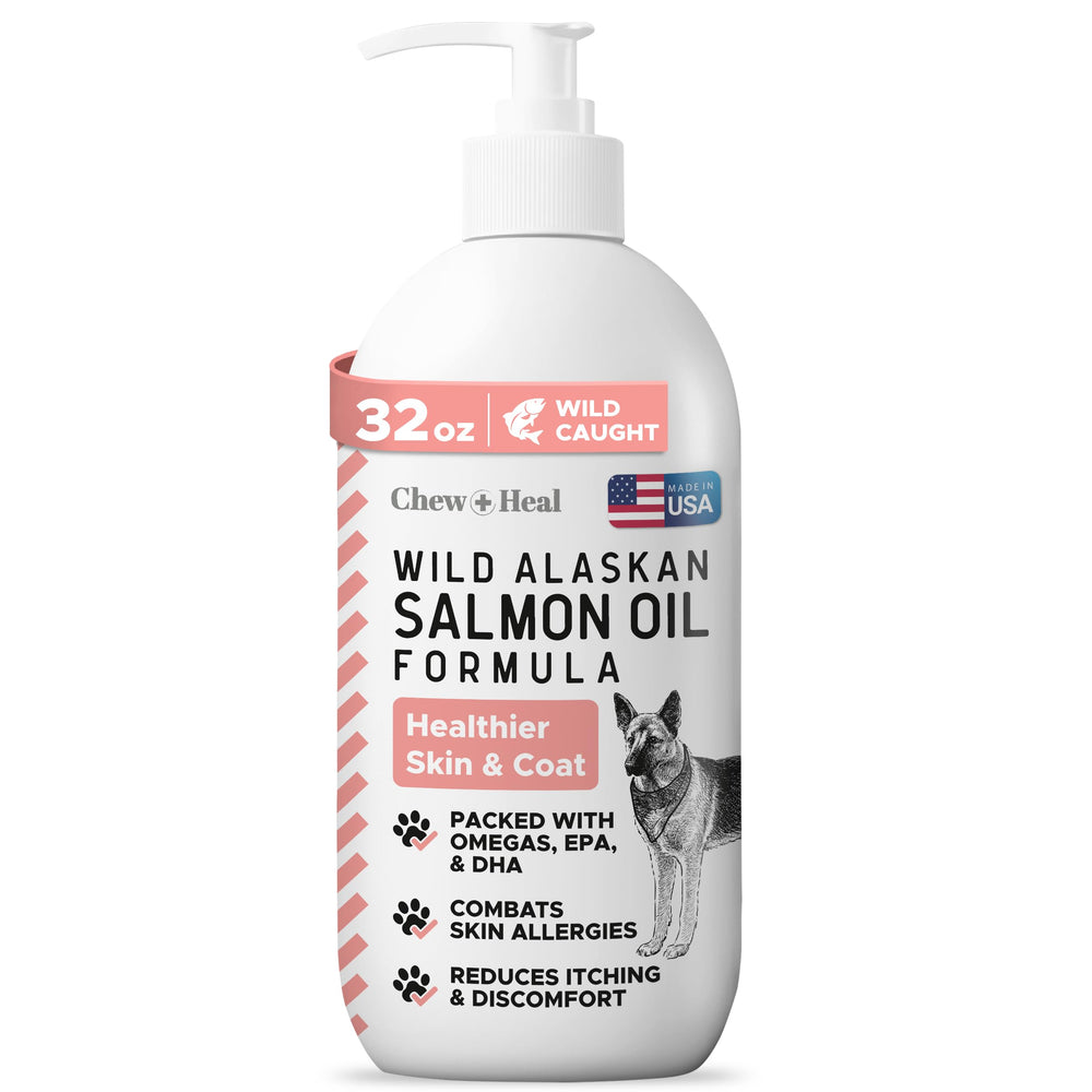 Chew + Heal Labs flacon pompe 32 oz montrant facilité d'utilisation