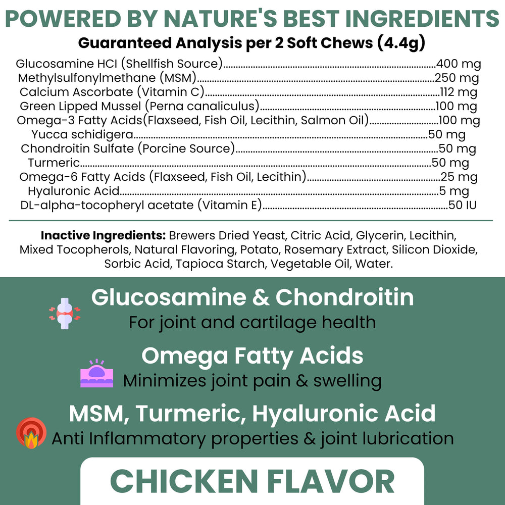 Chew + Heal Labs friandise gros plan texture tendre facile à mâcher