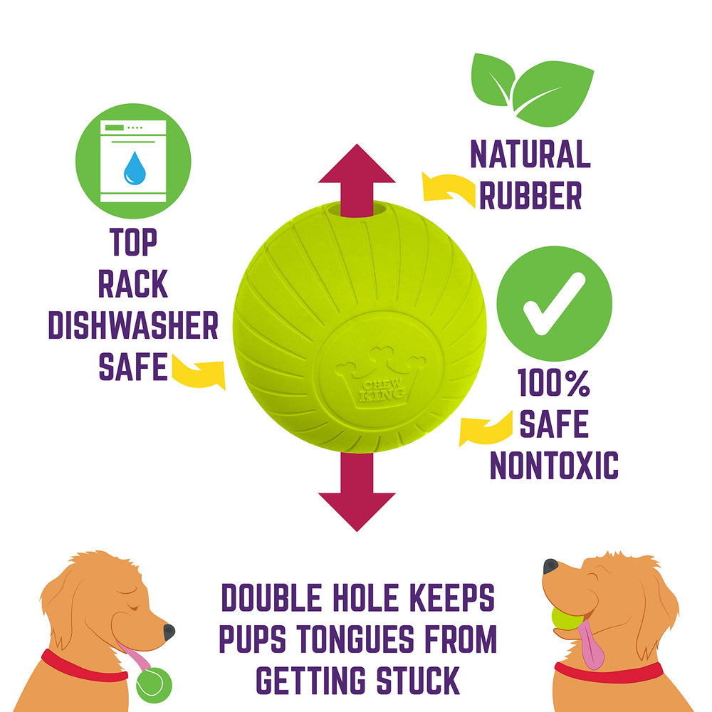 Chew King comparaison de taille 3 pouces pour chiens de grande taille