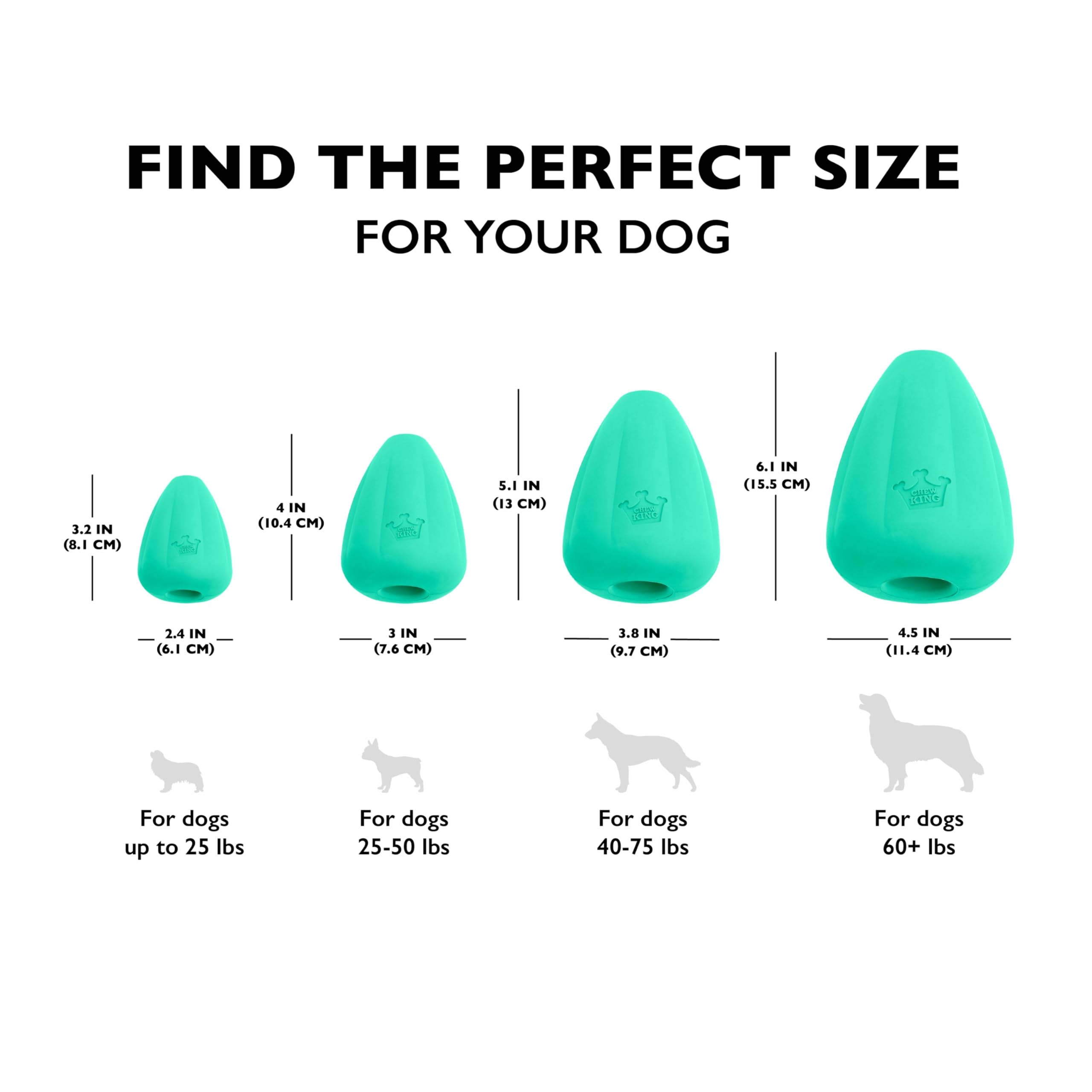 Chew King comparaison taille avec main pour visualiser l'échelle XL pratique