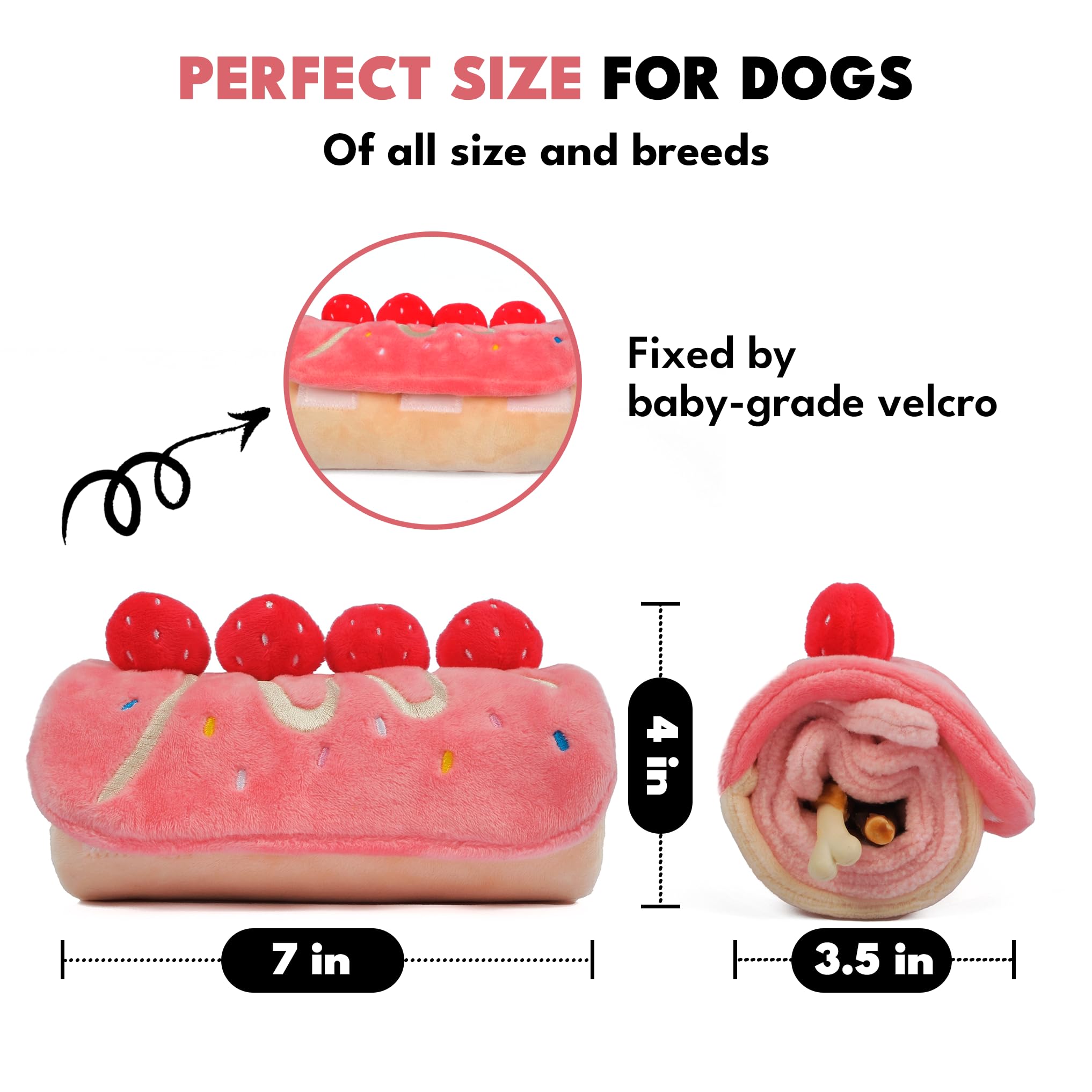 CHEWFFON poches ouvertes révélant les 10 zones de friandises pour défi progressif