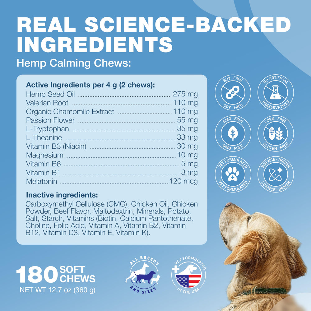 CHEWIA chien mange friandise apaisante réduisant le stress