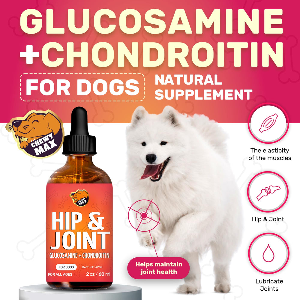 Chewy Max ingredients graphique mettant en avant la composition naturelle et bénéfique