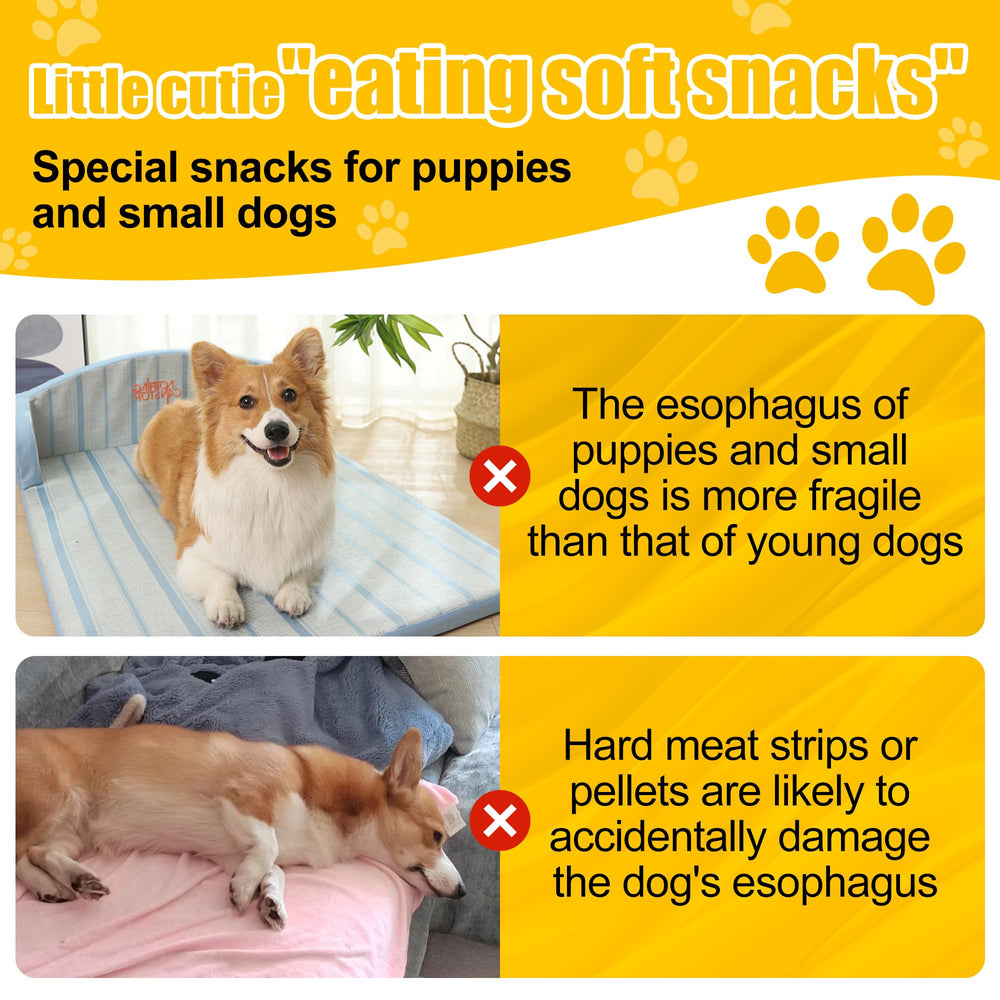 Chienmily comparaison taille avec main, bénéfice : portion adaptée pour chiens
