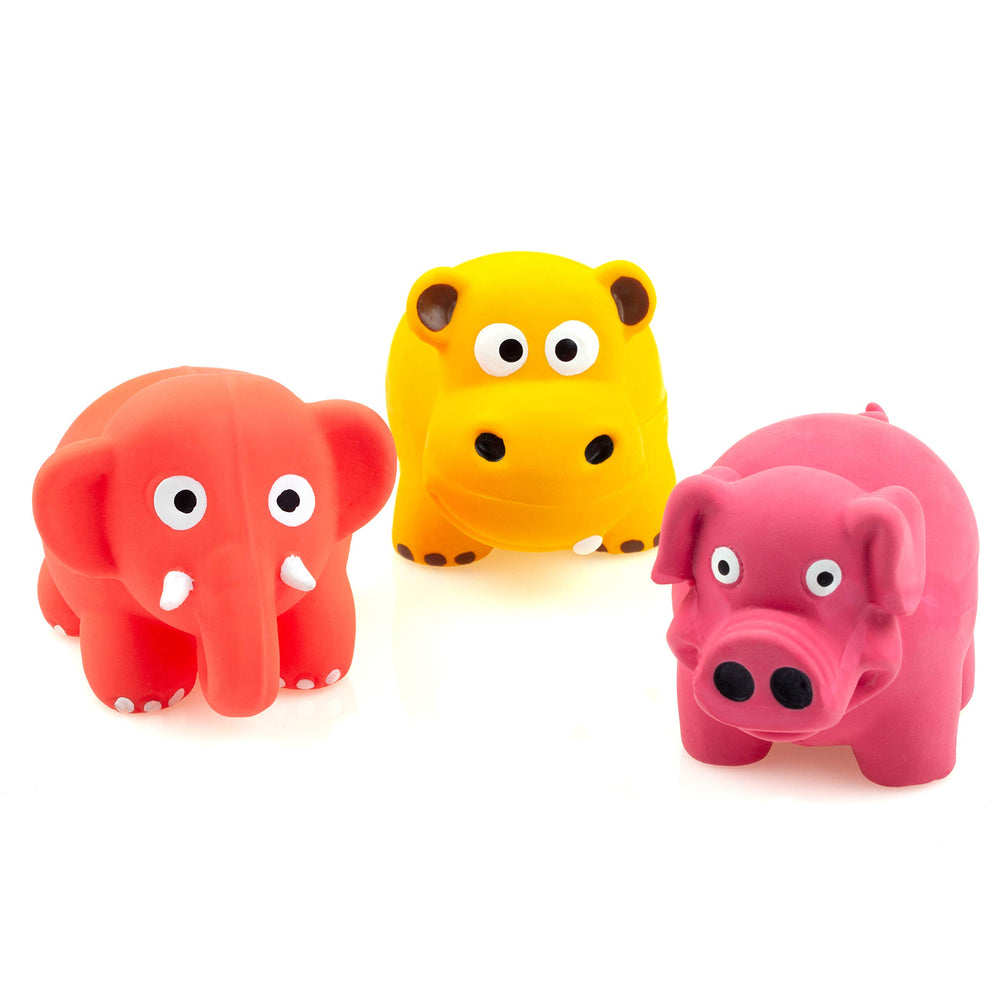 CHIWAVA ensemble face avant montrant trois jouets colorés et attractifs pour chiots