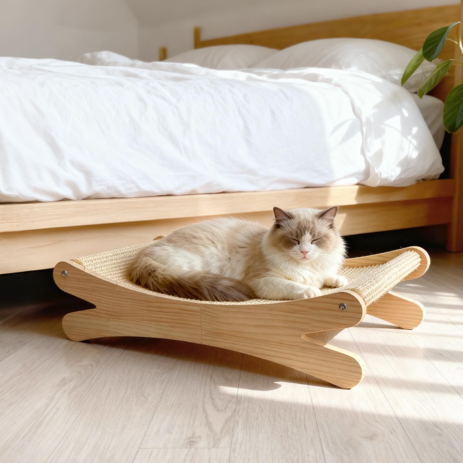 Chngeary gros plan sisal naturel, texture résistante pour griffes