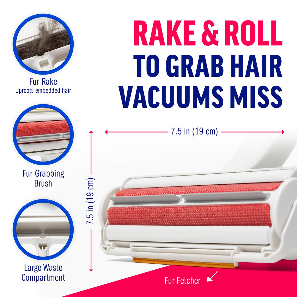 ChomChom Roller gros plan de la lame rake pour décoller poils