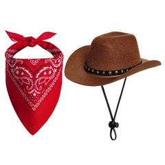 choyaxo chapeau devant montrant style cowboy et look festif