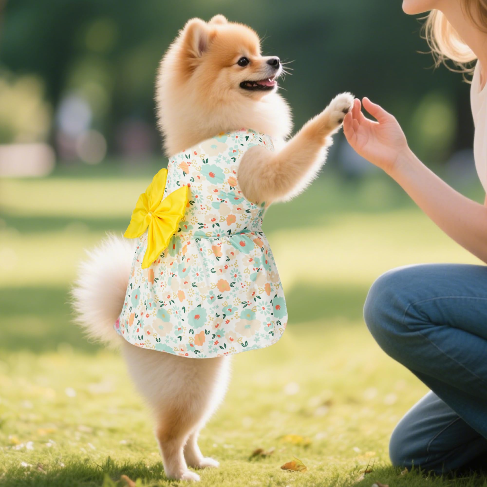choyaxo chiot portant robe choyaxo dans parc pour promenades confortables