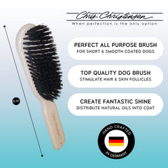 Chris Christensen brosse profil avec manche ergonomique offrant confort de prise