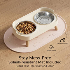 Chronanagese tapis silicone grand absorbant éclaboussures et protégeant sol