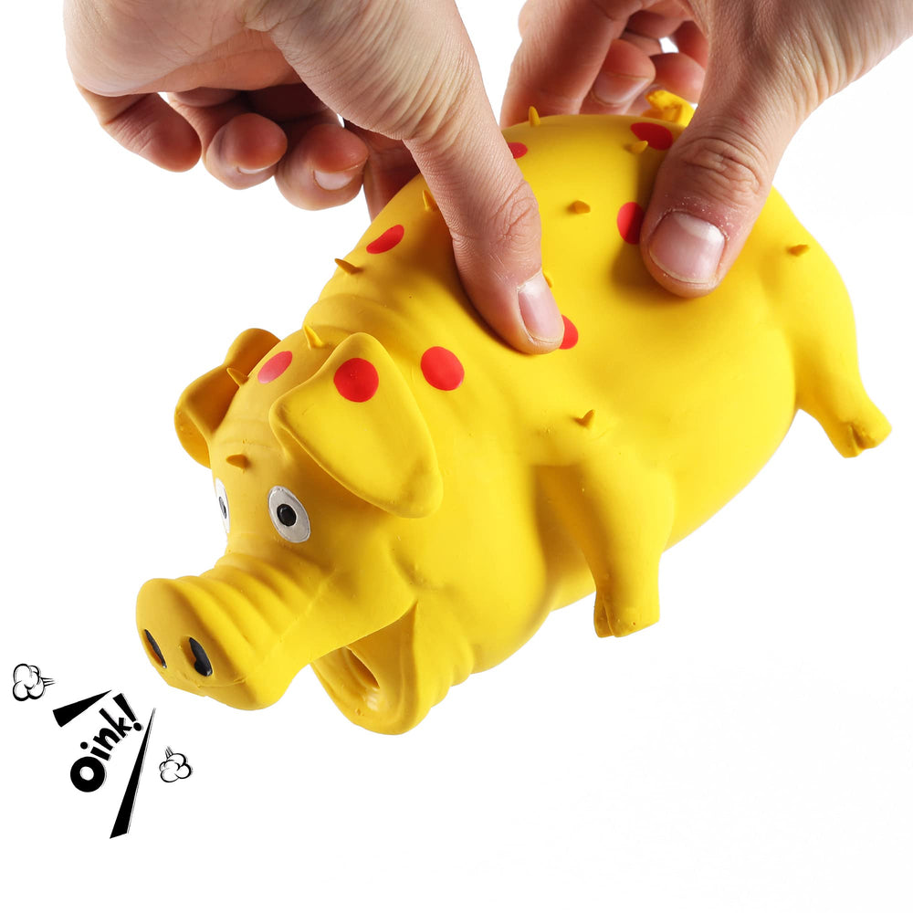 ChubbyPiggies porcelet tenu en main illustrant taille et échelle pratique