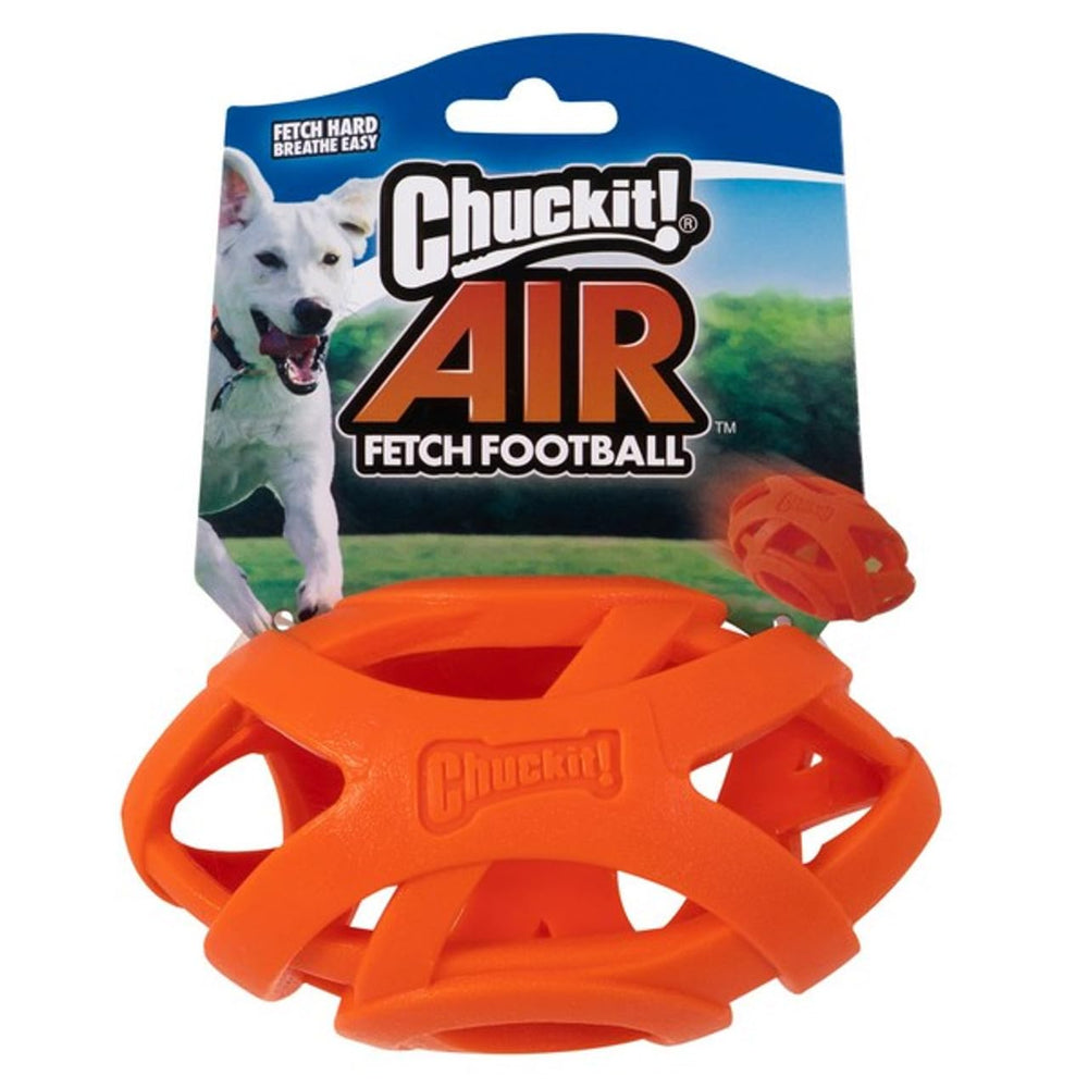Chuckit! ballon avant montrant la forme ventilée et la visibilité