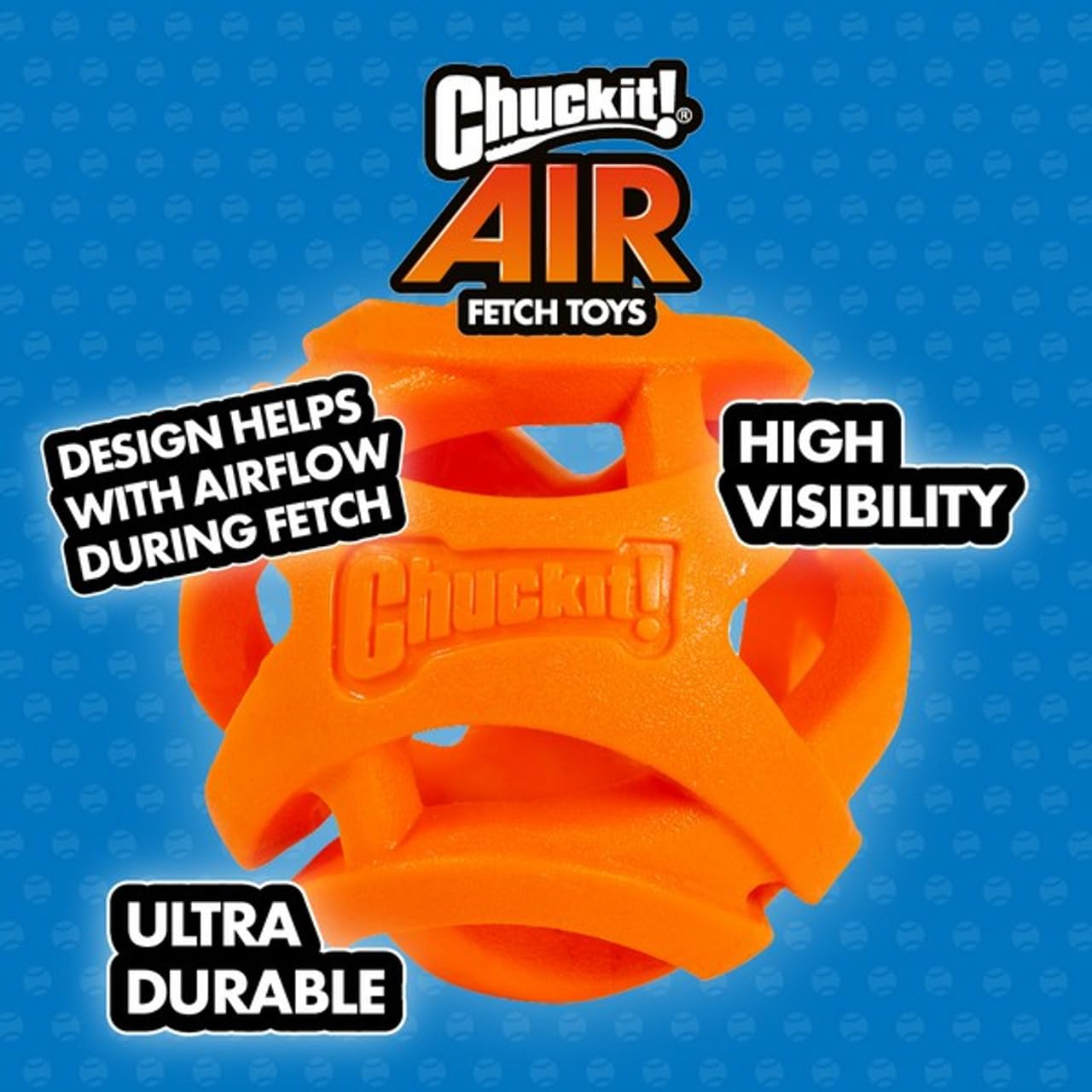 Chuckit! bâton à côté d'une règle pour comparaison de taille et choix adapté