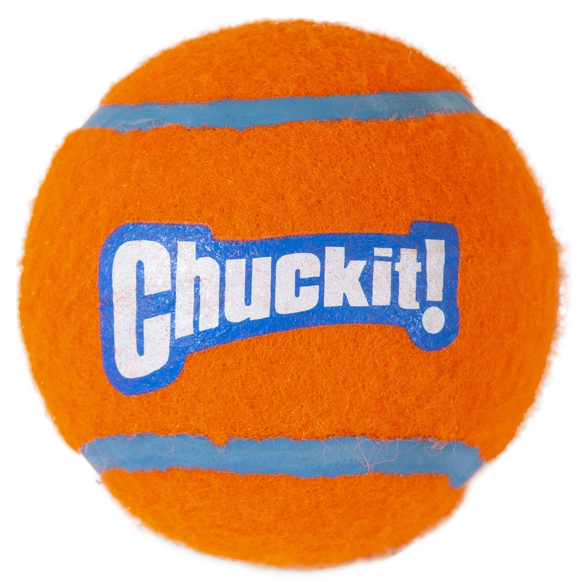Chuckit! balle vue frontale package visible pour identification rapide