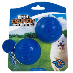 Chuckit! balle Crunch face avant montrant forme et couleur, stimule le jeu