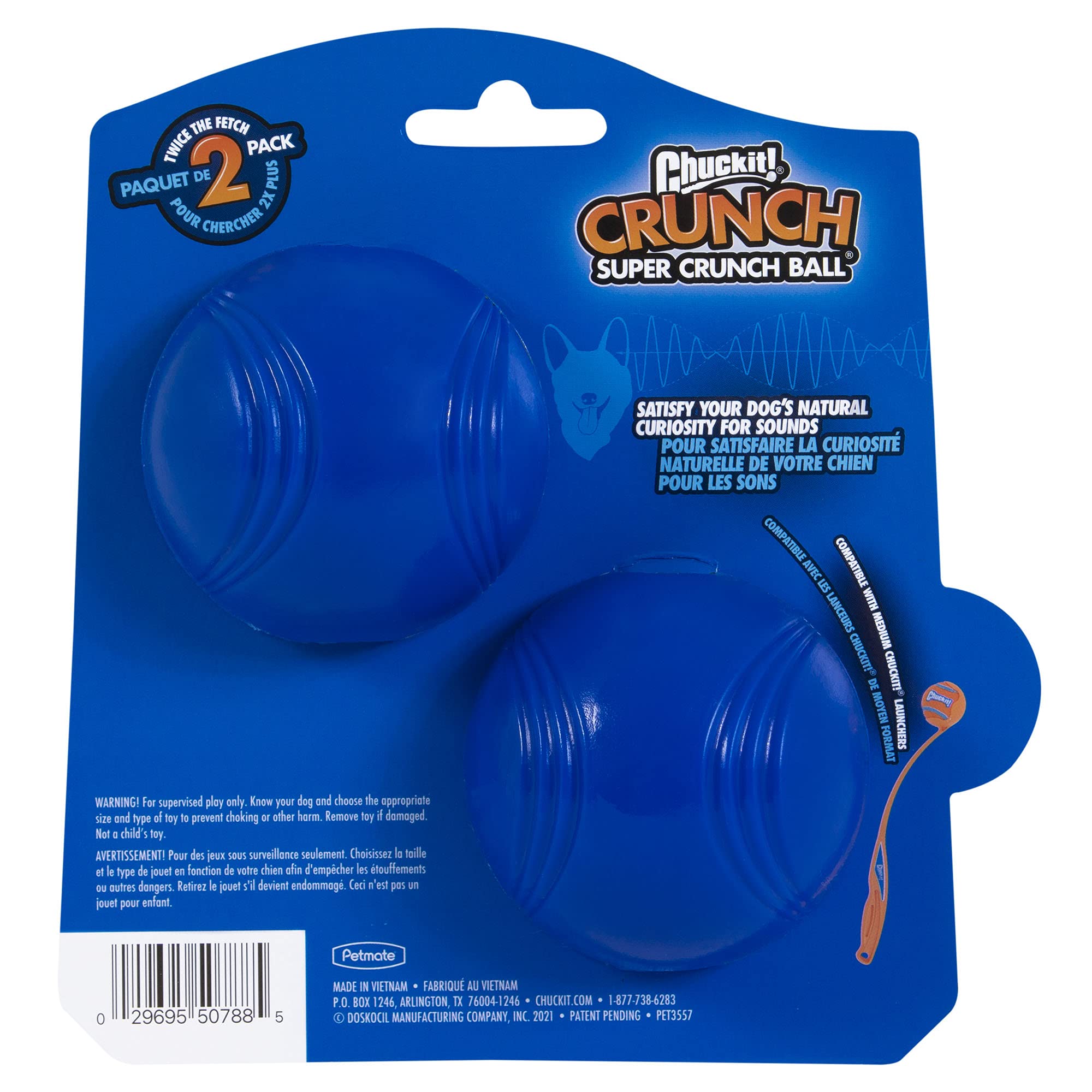 Chuckit! balles avec lanceur Medium, permet lancers longue distance