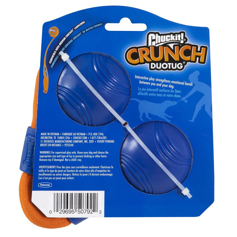 Chuckit! gros plan sur la texture de la balle offrant une meilleure prise pour la mâchoire