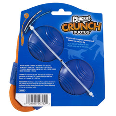 Chuckit! gros plan sur la texture de la balle offrant une meilleure prise pour la mâchoire