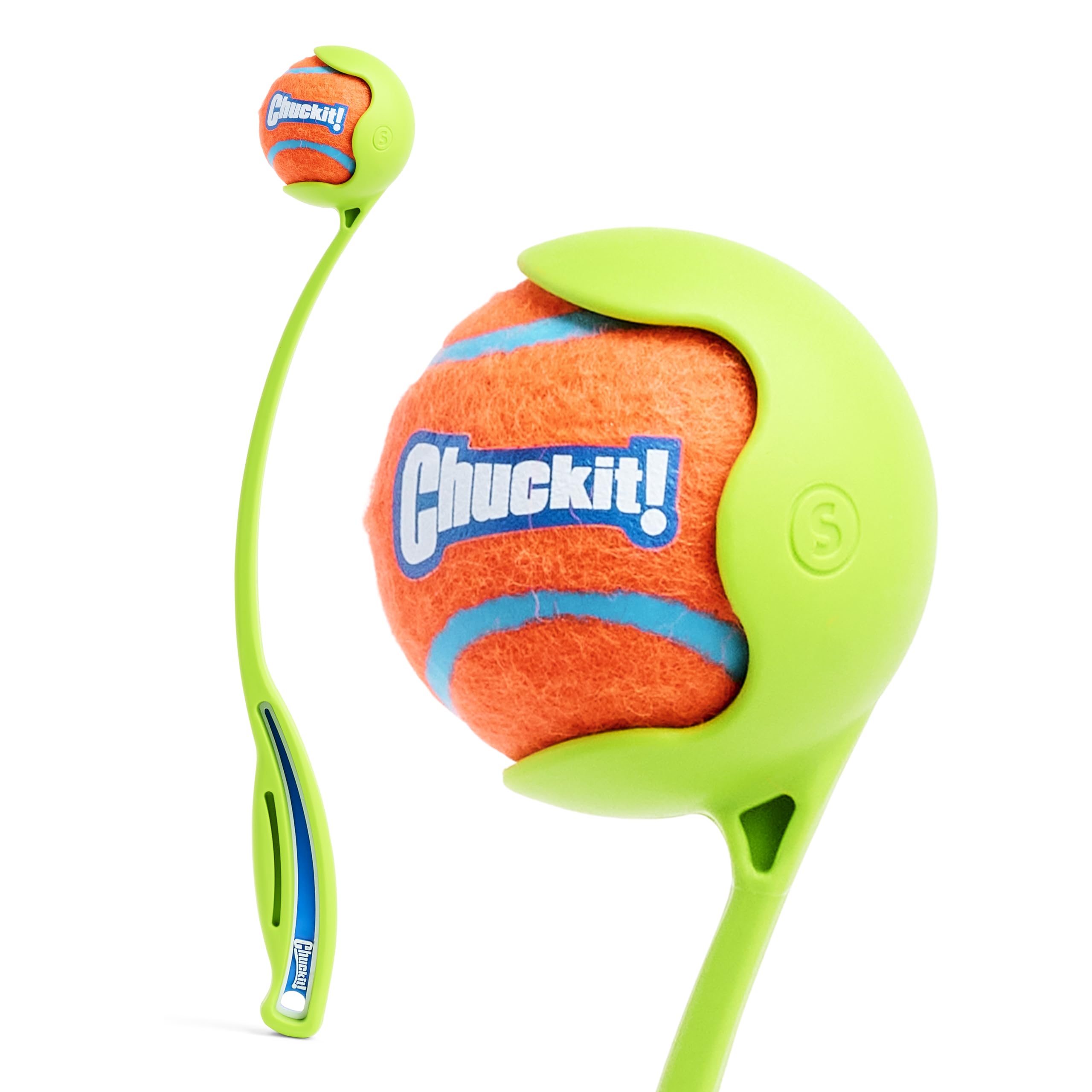 Chuckit! comparaison d'échelle montre taille adaptée aux petites races sécurisées