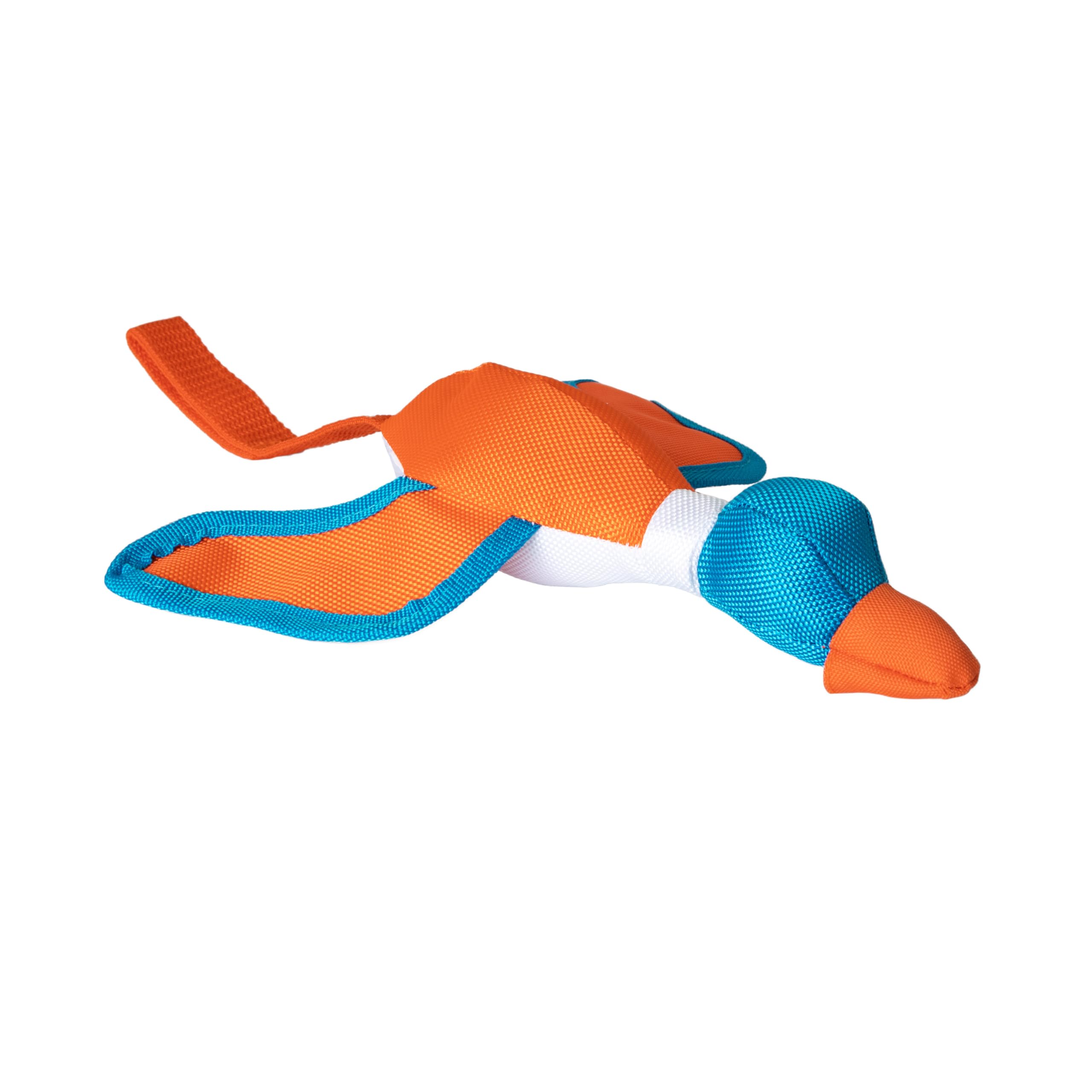 Chuckit! canard éclaboussant dans l'eau, adapté aux jeux aquatiques