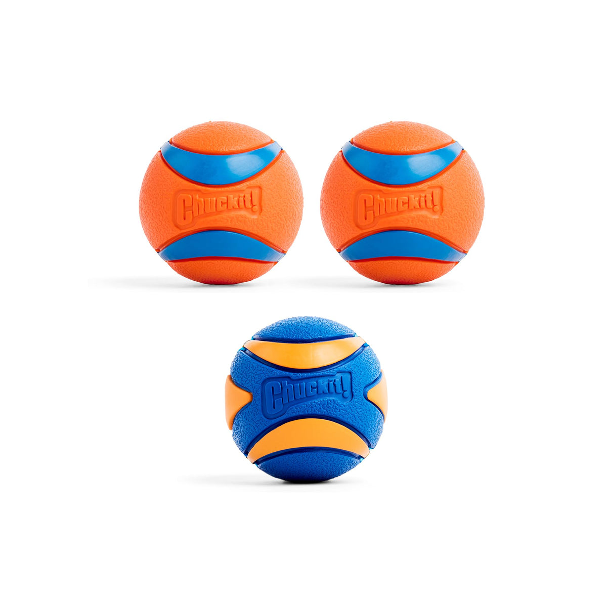 Chuckit! pack avant de trois balles Ultra attirant pour jeux rapides
