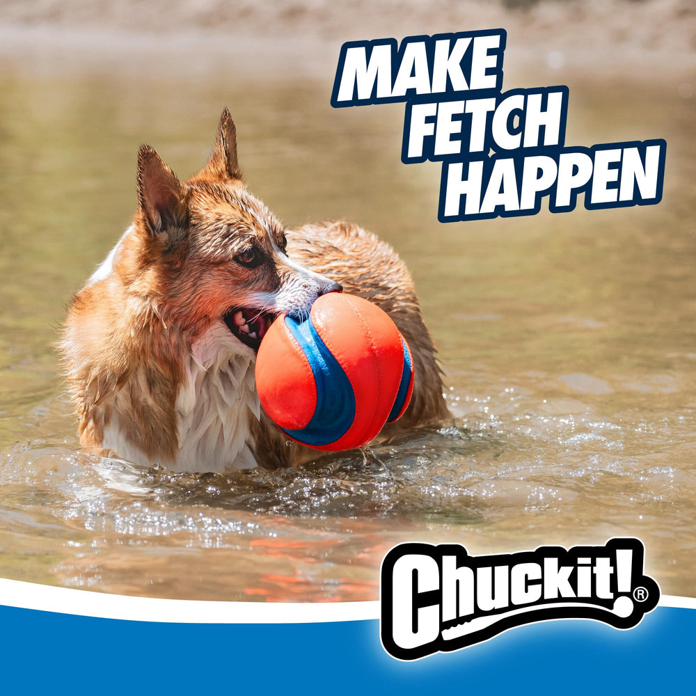 Chuckit! détail de la toile et mousse pour douceur en bouche