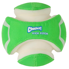 ChuckIt! vue avant de la balle lumineuse montrant ses couleurs vives et visibilité