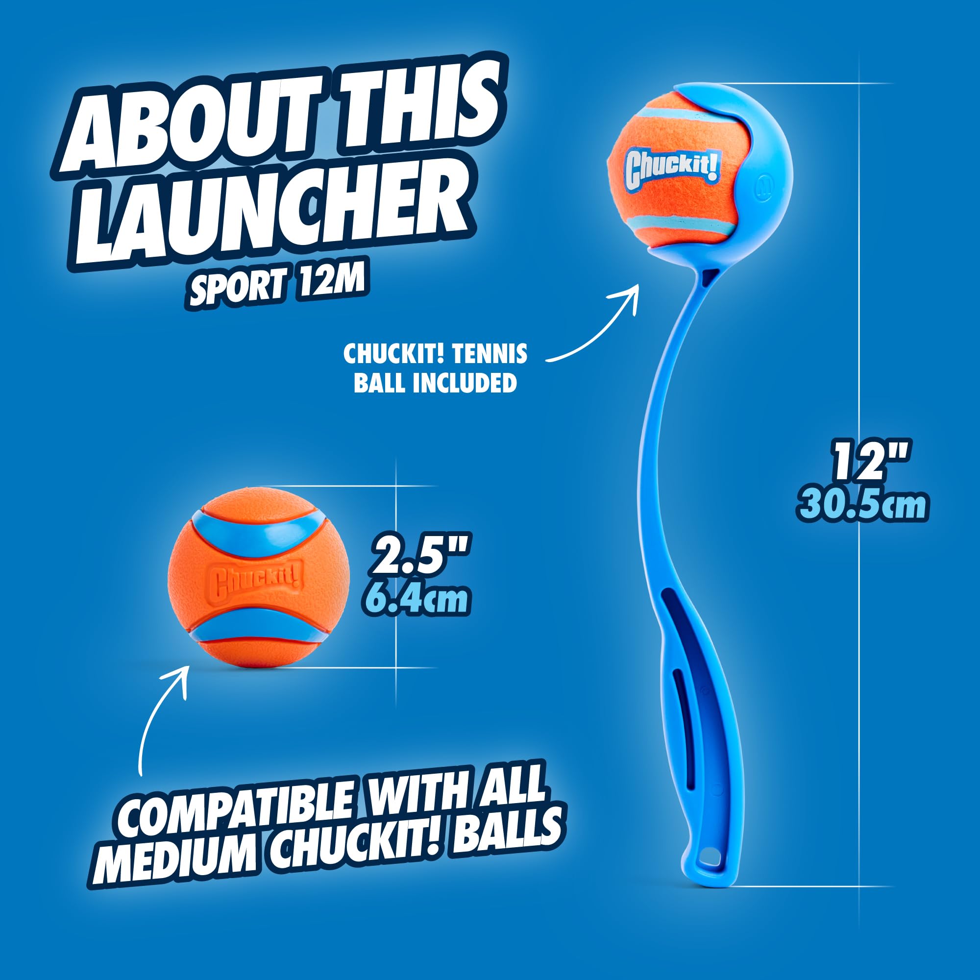 Chuckit! détail du manche ergonomique pour confort et prise sûre