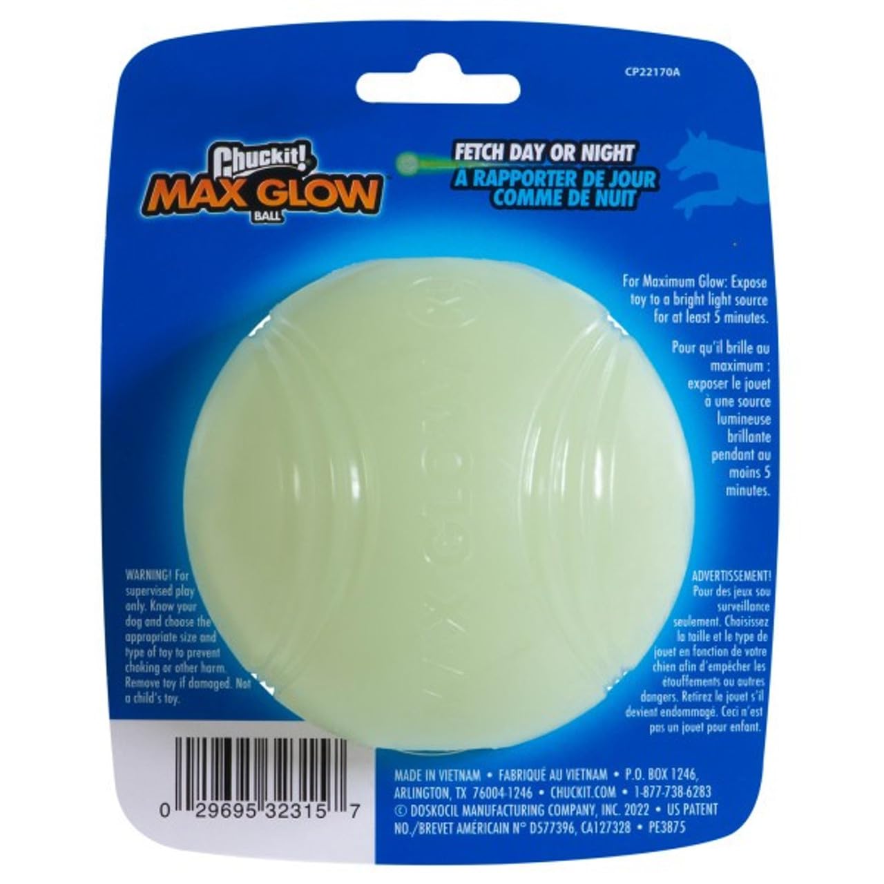 Chuckit! gros plan sur la texture antidérapante offrant meilleure prise