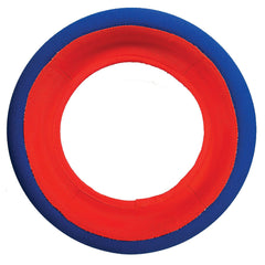 Chuckit! roue vue avant sur emballage, durable et visible