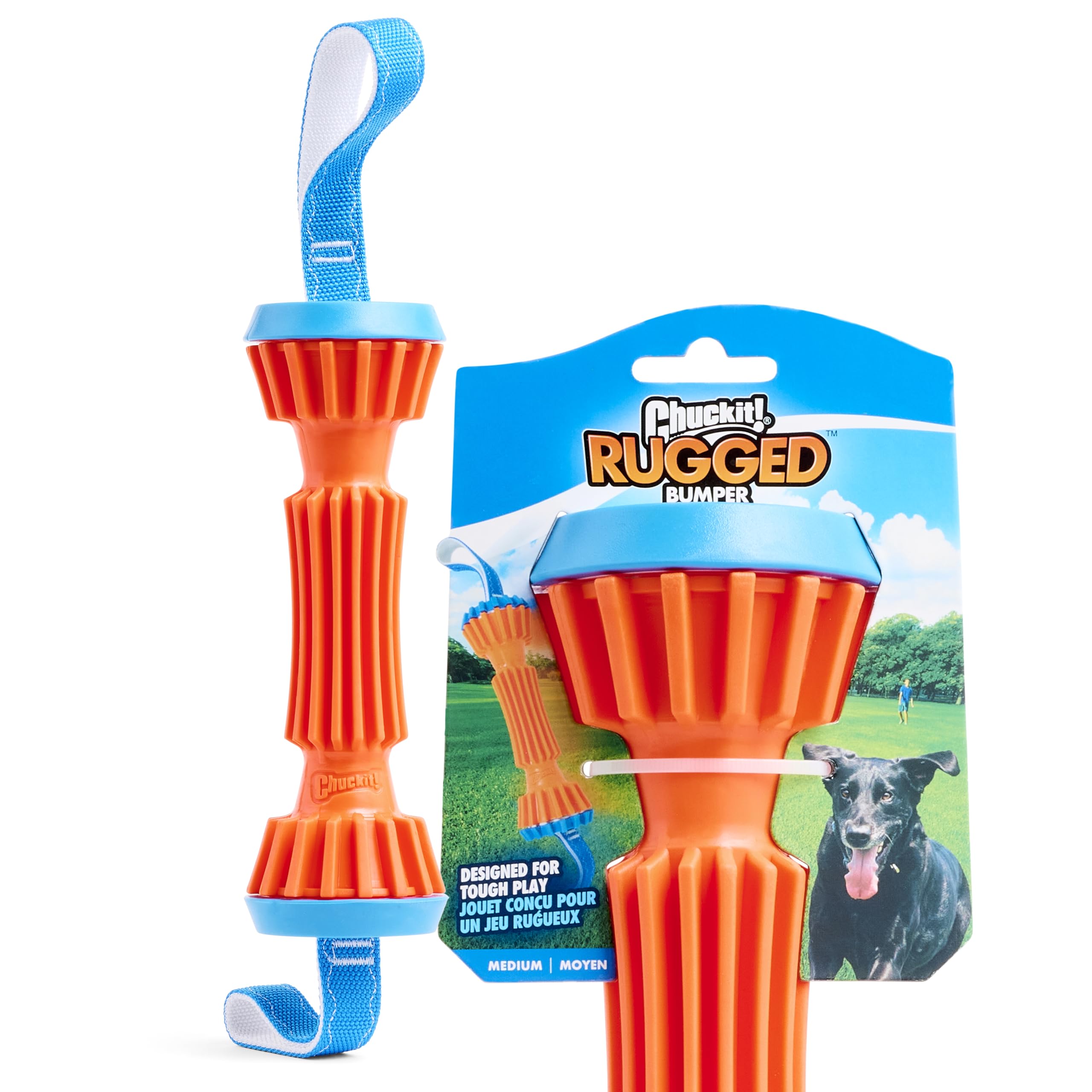 Chuckit! chien rapportant le bumper, stimulation de l'instinct de rapport