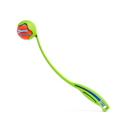 Chuckit! vue avant du lanceur Sport 14S montre portée et design ergonomique
