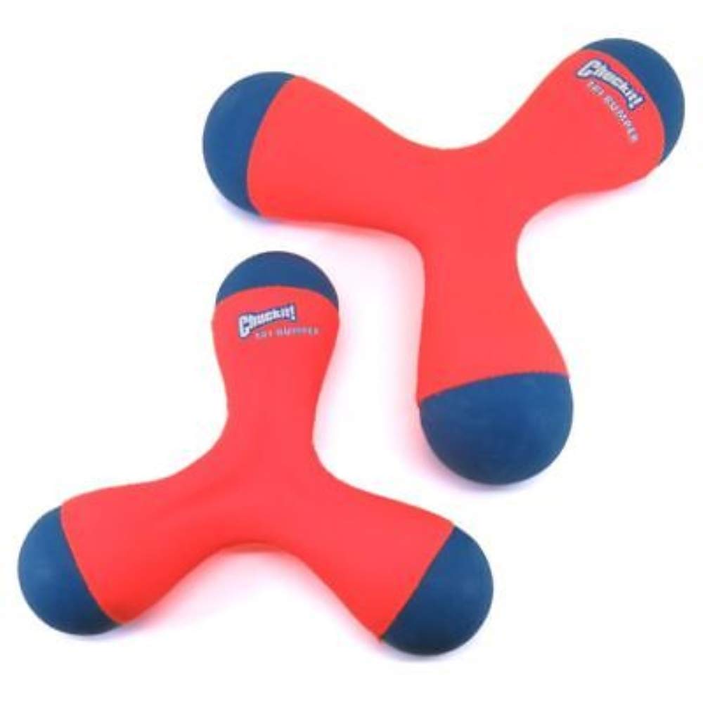 Chuckit! Tri-Bumper flottant sur l'eau, permet des parties de fetch en piscine et en lac