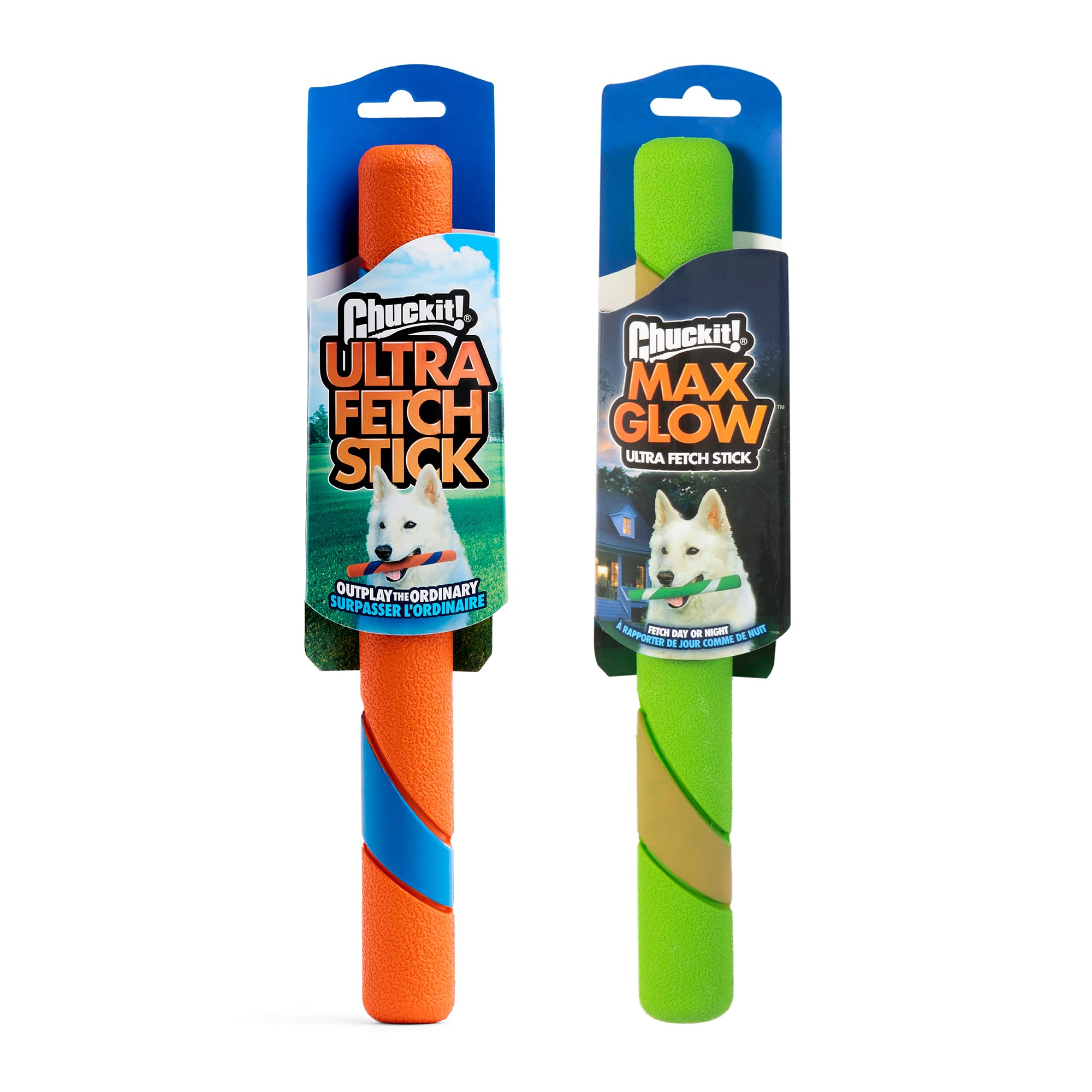 Chuckit! bâton Ultra Fetch Stick face avant montrant design visible