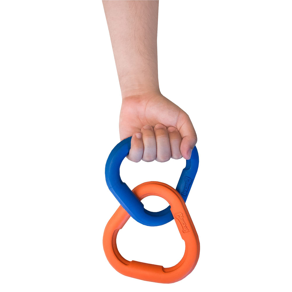 ChuckIt! Ultra Links texture détail montrant surface douce pour dents