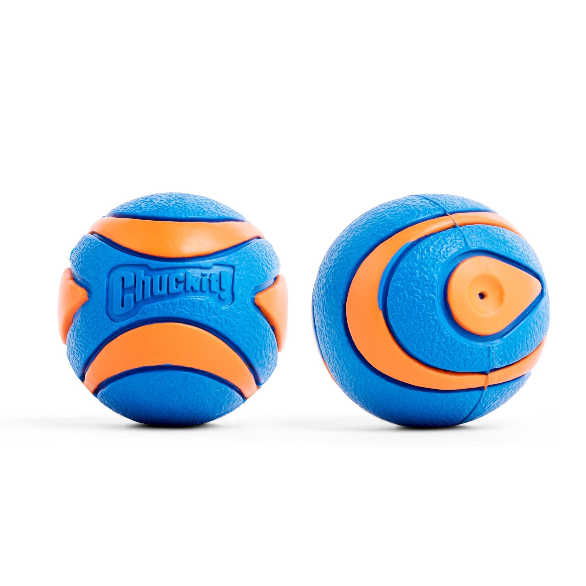 Chuckit! balle Ultra Squeaker face avant pack visible pour attractivité