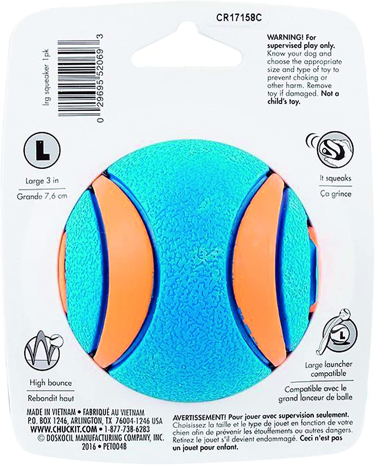 Chuckit! balle flottant sur l'eau pour jeux aquatiques sécurisés