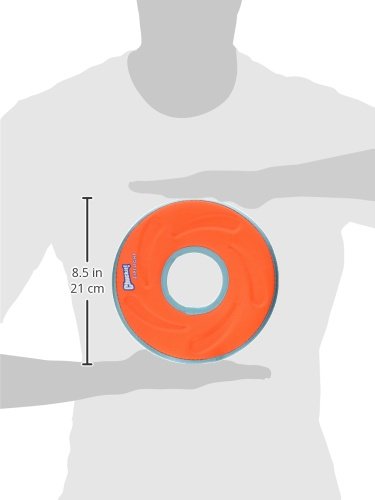 Chuckit! ZipFlight gros plan matière polyester multi-couche pour durabilité