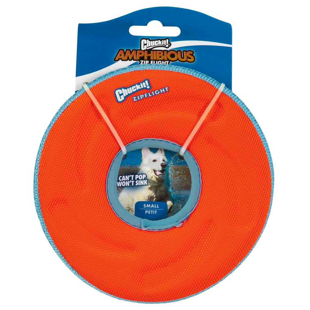 Chuckit! Zipflight gros plan sur toile polyester durable et légère
