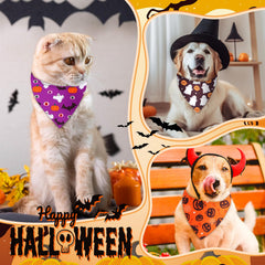 Chunful bandana porté par un chien, look festif pour Thanksgiving