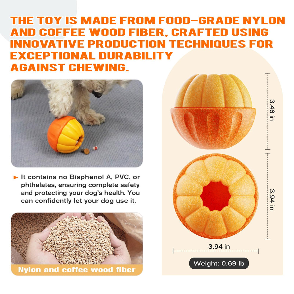 CHYASPNG détails des orifices en forme de citrouille facilitant la distribution des friandises
