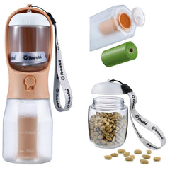 Cibaabo bouteille gamelle avant montrant l’ensemble compact et pratique pour promener