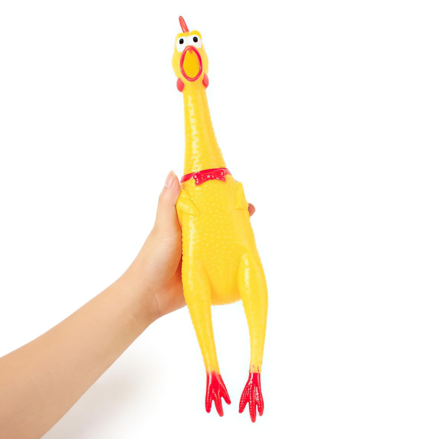 Cielasis poulet face jaune montrant expression comique et divertissement