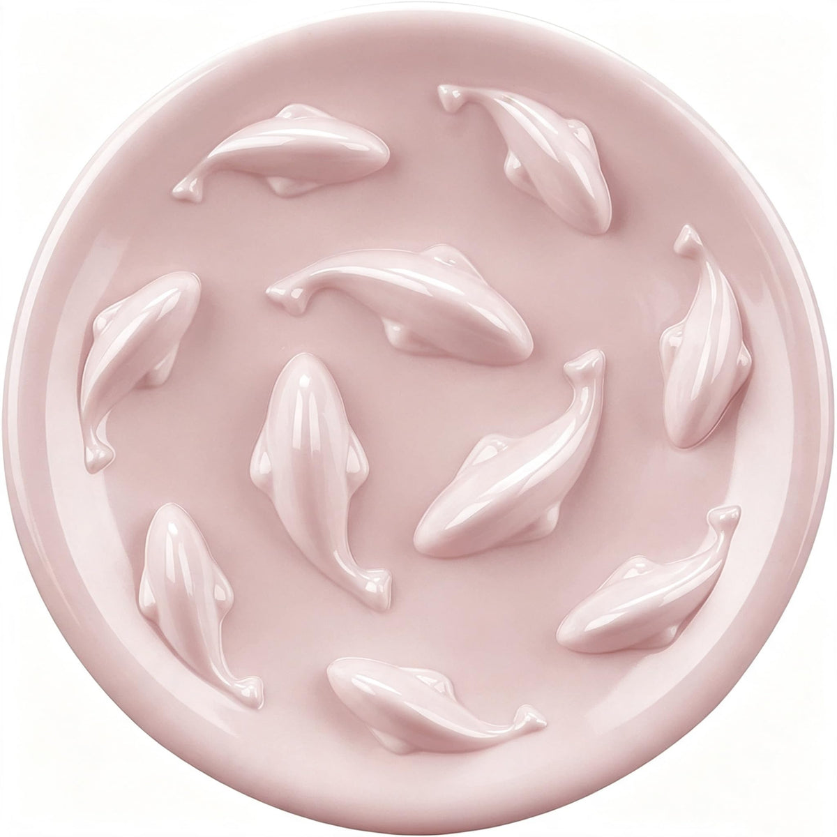 Cilkus gamelle vue de face bassin poisson, design ludique pour ralentir la prise alimentaire