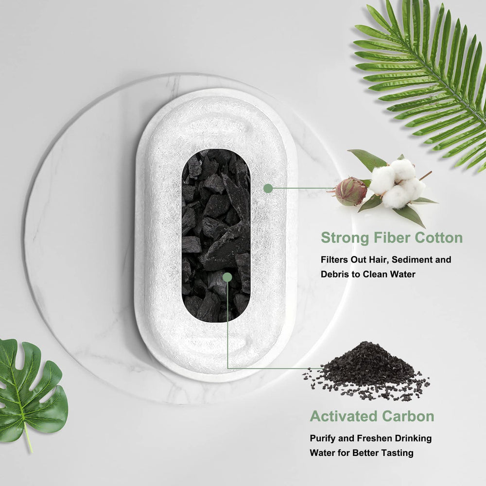 Cirfifth filtre installé dans fontaine inox améliorant la clarté et l'écoulement de l'eau