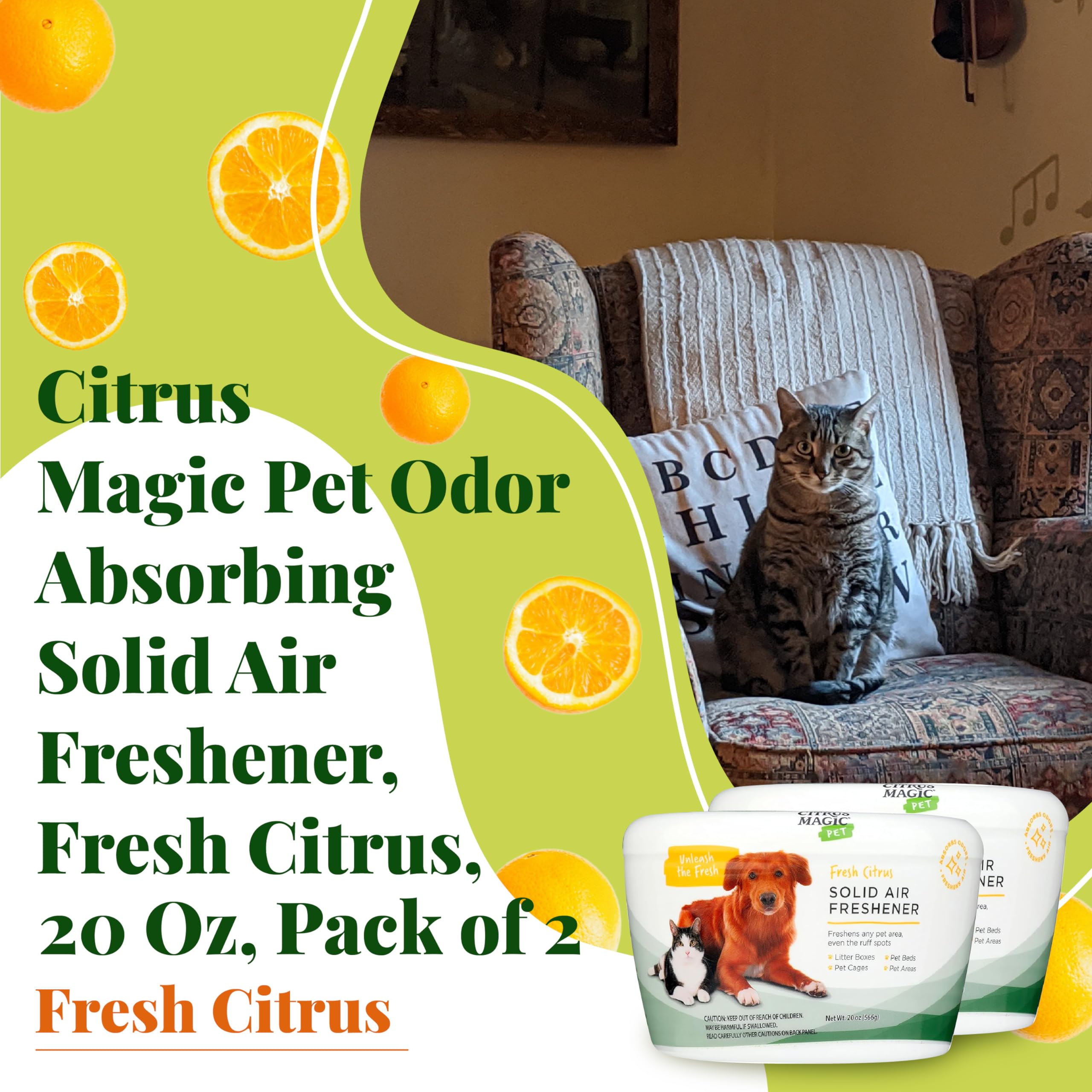Citrus Magic évents découverts illustrant diffusion continue et contrôlée